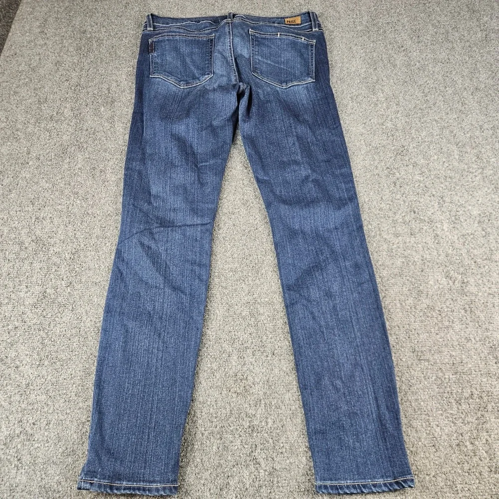 Paige Verdugo‎ Ultra Skinny Jeans Womens 30 Dark Wash Blue Mid Rise Denim USA